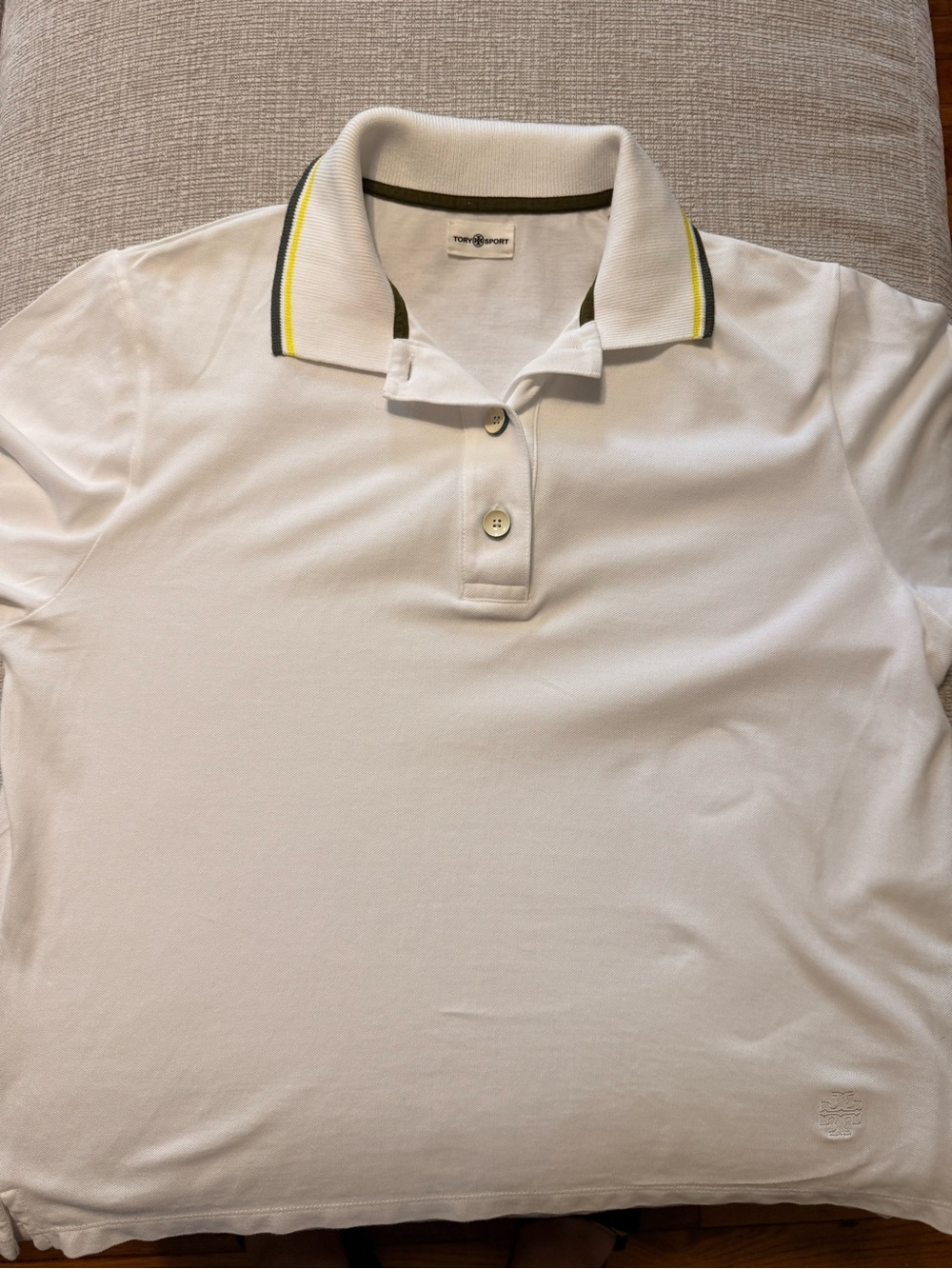 🌺🌺CLOSET BLOWOUT🌺🌺 Tory Bur h Sport boxy medium polo